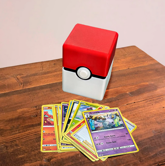 Pokémon TCG Cardholder Box | Poké-Inspired Trading Card Storage | 3D Printed Deck Organizer